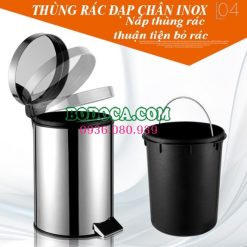 Thùng chứa rác inox tiện lợi 12L
