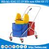 Xe đẩy vắt cây lau nhà 2 xô 46 Lít AF08072 Bodoca