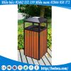 Thùng rác giả gỗ sang trọng HW-04
