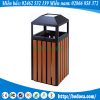 Thùng rác giả gỗ sang trọng HW-04