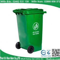 Thùng rác công viên cỡ lớn 120L