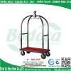 Xe đẩy hành lý inox màu trắng