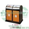 Thùng rác ngoài trời 2 ngăn BHW-48