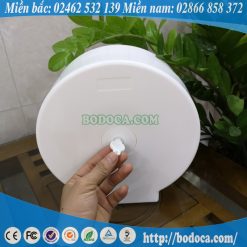 Hộp đựng giấy nhựa treo tường 700g