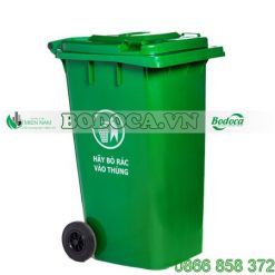 Thùng rác nhựa HDPE 240L -Bodoca Việt Nam