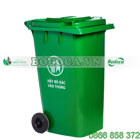 Thùng rác nhựa HDPE 240 lít giá rẻ