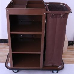 Xe đẩy dọn phòng khách sạn 1 túi vải FW-03