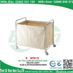 Xe inox thu gom đồ dơ BFW-18