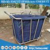 Xe đẩy đồ dơ bằng inox FW-17