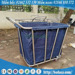 Xe đẩy đồ dơ bằng inox FW-17