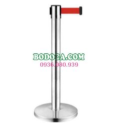 Cột chắn inox xếp hàng LG-08 dây 3m
